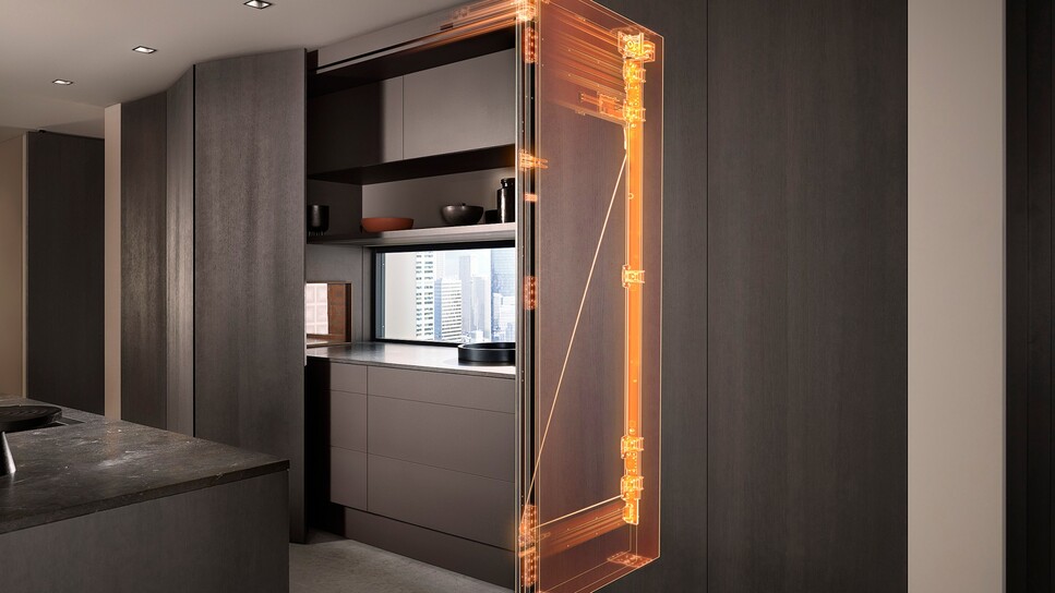 Cửa trượt xếp âm REVEGO - Ảnh 2