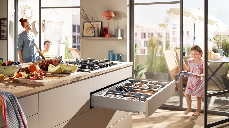 Hệ thống ray hộp Blum dòng LEGRABOX