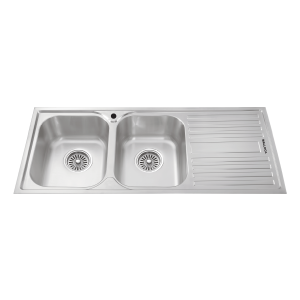 Chậu rửa chén 2 hố MS1025RNEW inox 304 kích thước 116cm