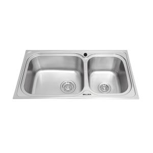 Chậu rửa chén 2 hố MS2025 inox 304 kích thước 93cm EcoKitchen