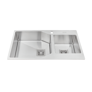 Chậu rửa chén 2 hố MS610T inox 304 kích thước 84cm