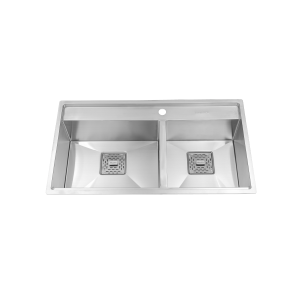 Chậu rửa chén 2 hố MS6304ST inox 304 kích thước 86cm