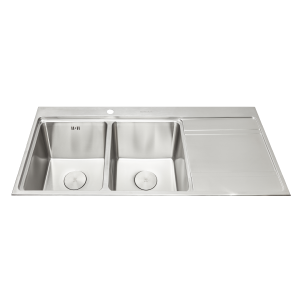 Chậu rửa chén 2 hố MS7818 inox 304 kích thước 116cm EcoKitchen