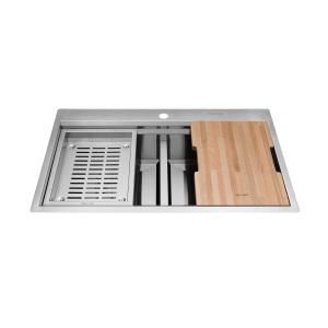 Chậu rửa chén 2 hố Slide MS862 kích inox 304 kích thước 86cm