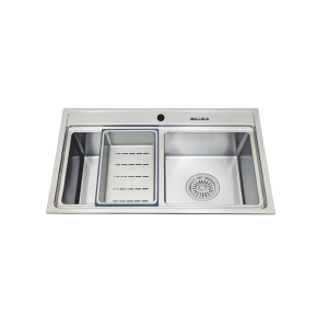 Chậu rửa chén 2 hố MS8812 inox 304 kích thước 80cm