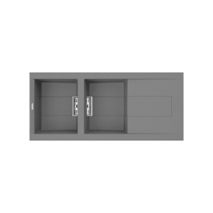 Chậu rửa chén đá granite 2 hố SMART K500 kích thước 116cm