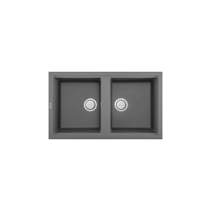 Chậu rửa chén đá granite 2 hố Titanium G45073 kích thước 86cm