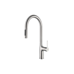 Vòi rửa chén nóng lạnh K1726SS dây rút inox 304 EcoKitchen