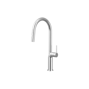 Vòi rửa chén nóng lạnh dây rút K2203CR đồng thau chrome