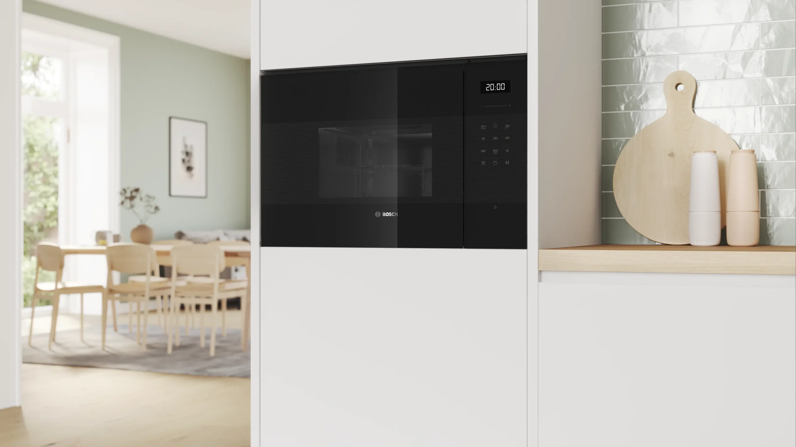 Lò vi sóng âm tủ kết hợp nướng Bosch Serie 6 BEL524MB2 - Ảnh 5